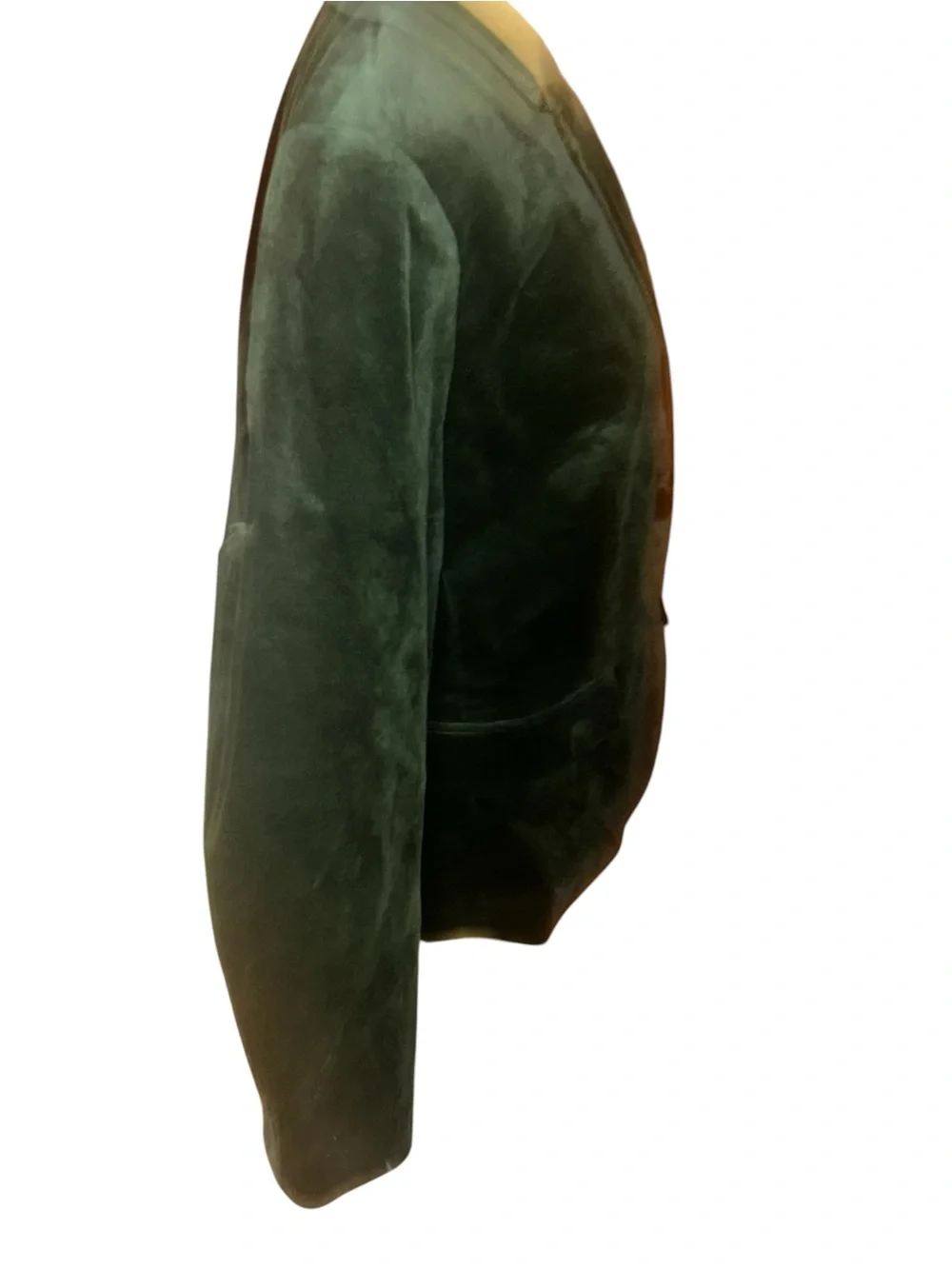 New J.Crew Classic schoolboy green velvet blazer plus size 16 jcrew CO106